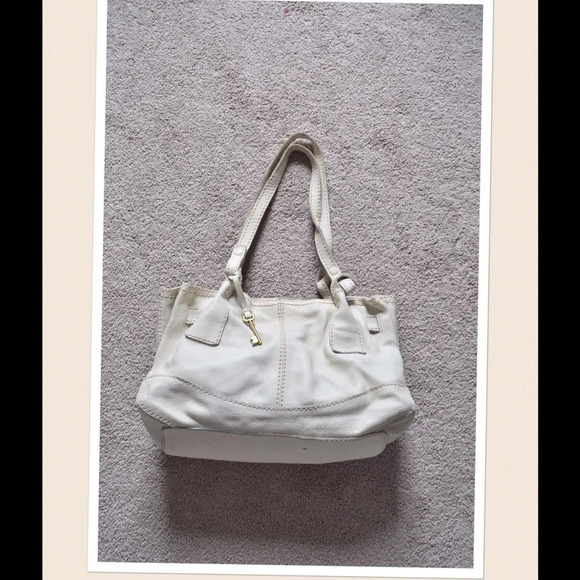 Fossil leather tote bag - Picture 1 of 8
